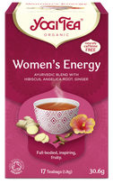 YOGI TEA Women's Energy Bio tēja 17 maisiņu iepakojumā