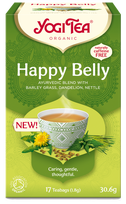 YOGI TEA Bio dziednes Happy Belly eko-tēja, 17 maisiņi