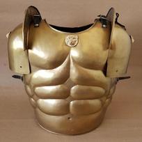Roman Muscle Jacket Medieval Muscle Front and Back Jacket Spartan Shoulder Set Wearable Armor for LARP, Cosplay Best Gift