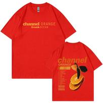 Frank Channel Orange Graphic T Shirt Blond Album Fashion Hip Hop R&B T-shirts Men's Women Cotton Oversized Short Sleeve T Shirts 3XL