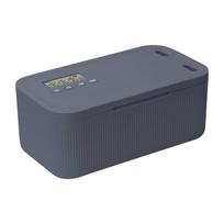2.8L Timer Lock Boxe Electronic Multipurpose Lockable Storage Box with Combination Lock and Digital Timer Safe Storage Organizer pilka spalva