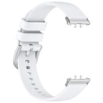 Pakaitinis silikoninis dirželis Laikrodžio apyrankė Nauja laikrodžio apyrankė, skirta Samsung Galaxy Fit 3 balta
