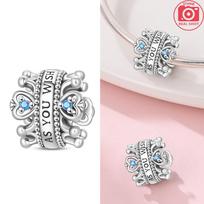 Crown Elegant Beautiful Wonderful Bead Copper Colors For Charm Copper Colors Genuine Bracelets For Jewellery Crafting