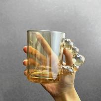 Europe Style Coffee Mugs Luxury handle Coffee Milk Afternoon Tea Cup Creative Bubble Glass Cups Perfect For Friend Gift 350ml