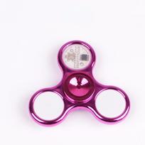 Šviečiantis LED šviesos Fidget Spinner Kūrybiškas 18 pakeitimų Rankinis spinneris EDC Fidget žaislai, skirti suaugusiems Biuro streso mažinimo žaislai white
