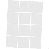 12pcs Grid Tile Mesh Backing Sheet for Back Mounted Glass Fiber Meshes Wall Craft