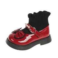 Girls' Slip-on Anti-slip Soft-soled Boots for School - Low-top Shoes - Short Boots 23