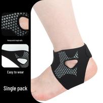 Thin Ankle Brace: Anti-Sprain Protective Sleeve for Sports, Injury Recovery, Basketball & Running Black S - Single