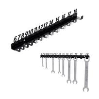 Wall Mounted Wrench Organizer Rack with Numbered Hooks Tool Storage Holder for Home Garage Workshop Tool Hanging and Easy Access one size