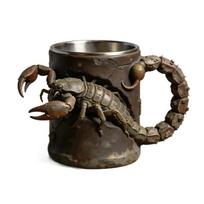 Large Capacity Resin Coffee Mug With Unique Scorpions Styles Drinking Cup with Handle for Home or Outdoor Event 1