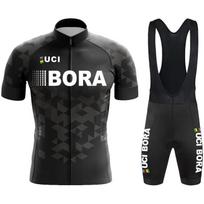 Cycling Suit BORA Tour De France Road Bike Short-sleeved Suit Perspiration and Moisture Absorption Event Breathable and Quick Drying XXS