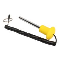 Gym Weight Stack Pin Selector Lock Pin Magnetic with Lanyard Iron Easy Operate Detent Hitch Pin for Strength Training Fitness 10MMx105MM