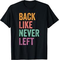 Back to School Gen Z Teacher Tee Back Like Never Left unisex T-Shirt S