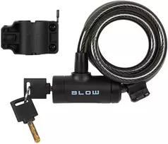 Dviračio spyna, 1 m laidas + 2 raktai, BLOW