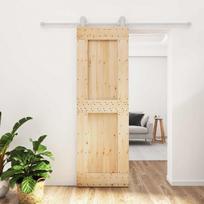 Slankios durys Natūrali ir Balta 70 x 210 cm