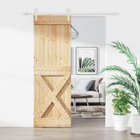 Slankios durys Natūrali ir Balta 70 x 210 cm
