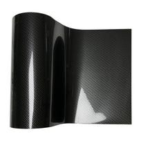 High Glossy Black 9D Carbon Fiber Car Wrap Film Sticker Auto Body Tuning Stickers Adhesive Vinyl for Motorcycle Car Cover Decals 50cmx150cm gray