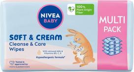 Drėgnos servetėlės kūdikiams Nivea Baby Soft & Cream, 228 vnt.