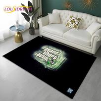 Grand Theft Auto žaidimai 3D GTA Žaidėjo kilimas kilimėlis namams svetainei miegamajam sofai durų kilimėlis dekoras, vaikiškas kilimas neslystantis grindų kilimėlis 40x60cm gray