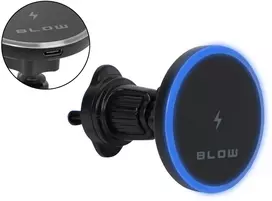 Blow US-64 magnetinis automobilio laikiklis + 15 W indukcinis įkroviklis grotelėms