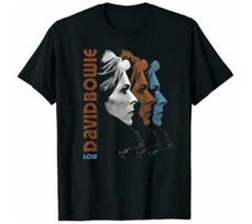 2026 David Bowie Low-rise Unisex T-shirt, Fun Black Retro T-shirt, Pure Cotton Couple's Summer Street Style Shirt Graphic T Shirts 4XL