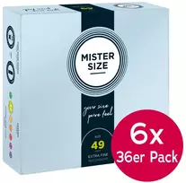 Mister Size 49mm 6 x pack of36