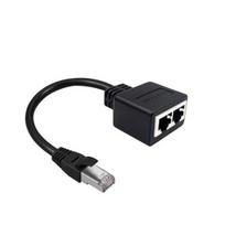 Ethernet Cable Splitter RJ45 High-Speed Easy Installation Wide Compatibility Network Adapter Internet Port Extender