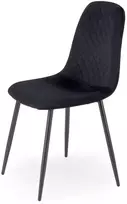 Halmar K608 minkšta kėdė svetainei, valgomajam, WELUR juoda