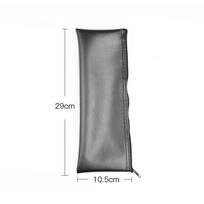 PU Leather Microphone Pouch Zipper Mic Protective Bag Durable Microphone Storage Bag  Garden Long Style