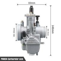 NIBBI PWK Carburetor 50cc To 600cc 2T 4T Motorcycle Carburetors For GY6 YAMAHA JOG KAWASAKI SUZUKI Pitbike Moto Modified Parts
