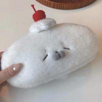 Funny Seal Doll Pencil Case High Aesthetic Value Large Capacity Stationery Bag Storage Bag Pen Pouch Gift