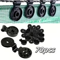 70Pcs Heavy-Duty Shade Cloth Fastening Clips, Special Clips For Greenhouse Gardens Car Windshield Sunshade Clips UV-Proof Plant Net Fasteners Outdoor 70pcs