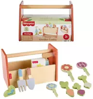 Medinė Fisher-Price dėžutė su gėlėmis