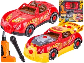 Sportinis surenkamas automobilis 2in1 su atsuktuvu tuning komplekte