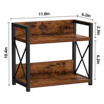 Ironwood Multi-layer Desktop Organizer Shelf for Kitchen, Cosmetics, and Bathroom.