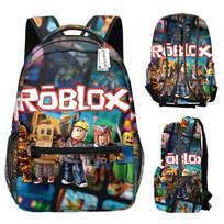 Roblox spausdintas kuprinė Studento krepšys Mokyklinė animacinė kuprinė Mano pasaulio stilius Didelės talpos kelioninė kuprinė Vaikų žaislų kuprinė