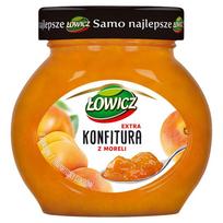 Łowicz Extra apricot jam with reduced sugar content 240 g