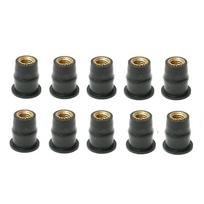 Blind Fastener For Honda Motorcycle Windscreen Fastener Rubber Well Nuts M4/M5/M6 Windshield Screws M5