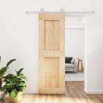 Slankios durys Natūrali ir Balta 70 x 210 cm