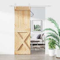 Slankios durys Natūrali ir Balta 70 x 210 cm