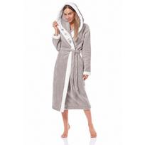 Moteriškas ilgas chalatas L&L 9145 Hft 3XL