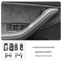 Tesla Model 3/Y Window Button Frame & Lift Panel Interior Modification Set