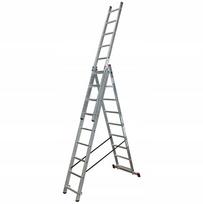 Aliuminio kopėčios 3x13, 150KG AW23093 AWTOOLS