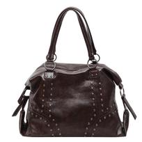 Vintage Large Capacity Rivet Tote Bag Women's Handbag Shoulder Bag