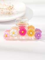 Molans Multicolor Flower New Grab Hair Clip Female Hair Claw For Woman Hairpin Headdress Hair Clip Temperament Hair Accessories white