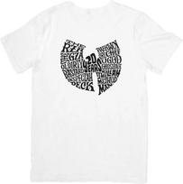 WU-TAN CLAN Muzikiniai marškinėliai vyrams ir moterims Kokybiški medvilniniai marškinėliai Balti. 2XL