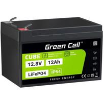 Green Cell LFPGC12V12AH UPS akumuliatorius, 12.8 V, 12 Ah, 153.6 Wh, IP54, 20 A