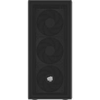 Fury PC korpusas SHOBO SH8F NFO-2401, Midi Tower, 7 lizdai, 2x3.5", 2x2.5", juoda