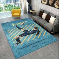 CR8 Goat R-Ronaldo Football Star Carpet Rug for Playroom Bedroom Living Room Sofa Home Decor,kids Area Rug Non-slip Floor Mat 40x60cm