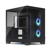 Fractal Design Pop 2 Vision RGB korpusas, FD-C-POV2A-02, E-ATX, Mid-Tower, 7 lizdai, 1x3.5", 3x2.5", USB-C, grūdintas stiklas